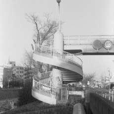 歩道橋 Leica M3 Elmar 50mm F2.8 Fujifilm Neopan 400 Presto