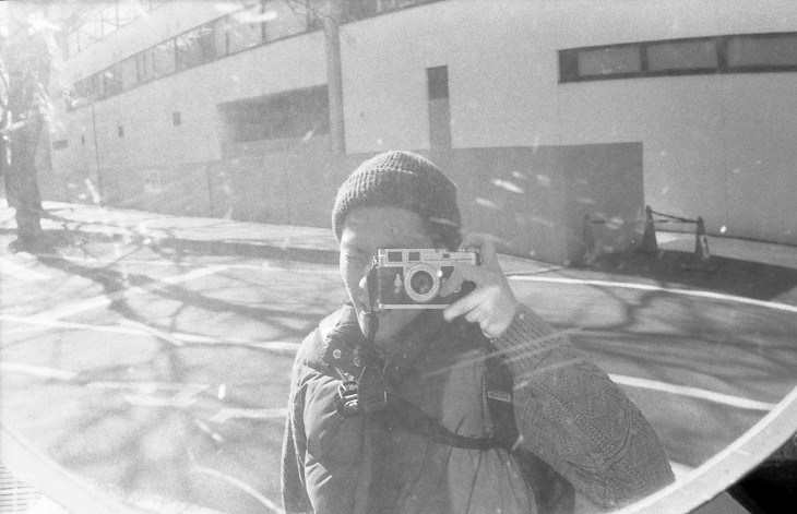 セルフポートレイト Leica M3 Elmar 50mm F2.8 Fujifilm Neopan 400 Presto